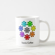 Flower Power Customised Mug
