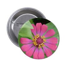 Flower Power Pinback Button