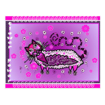 FLOWER POWER POSTCARD