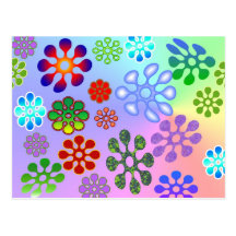 Flower Power Postcard