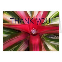 FLOWER THANK YOU CARD