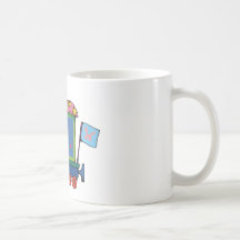 Flower Toy Train Coffee Mugs