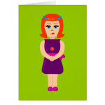 Flowerchild Girl Greeting Cards