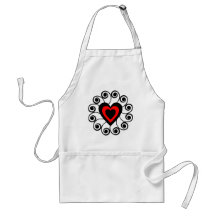 Flowering Heart #0033 Apron