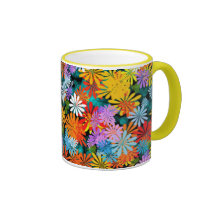 'Flowers 1' Coffee Mugs
