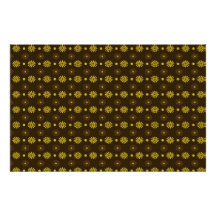 Flowers and Dots Dark Craft Paper Stationery
