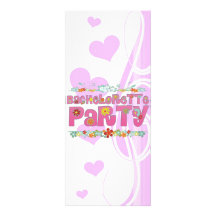 flowers floral hippie bachelorette party bridal invites