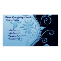 Flowers in Contrast 2 Business Card