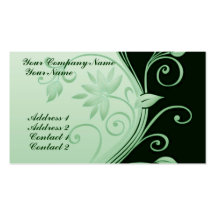 Flowers in Contrast 4 Business Card