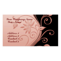 Flowers in Contrast 5 Business Card