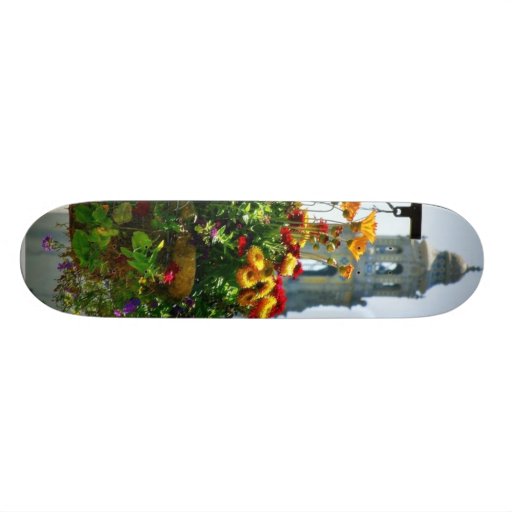 Flowers Planters Domes Towers Skateboard Deck