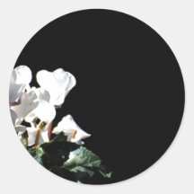 Flowers Round Stickers