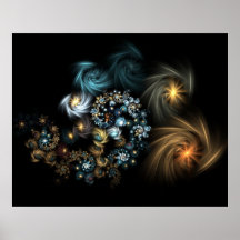 Flowers & Stars Posters
