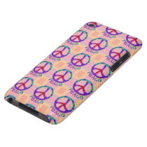 Flowery Peace Symbol iPod Touch Case casemate cases
