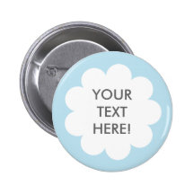 FLUFFY CLOUD BUTTON SKYBLUE