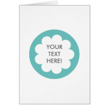 FLUFFY CLOUD INVITATION CARD BLUE