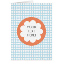 FLUFFY CLOUD INVITATION CARD BLUE