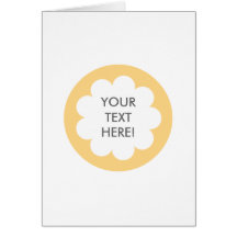 FLUFFY CLOUD INVITATION CARD YELLOW