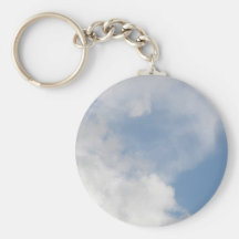 Fluffy Clouds Keychain