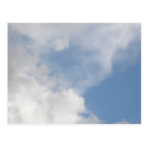 Fluffy Clouds Postcard