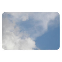 Fluffy Clouds Premium Magnet