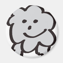fluffy the sheep magnet