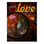 Fluid Connection Love Postcard