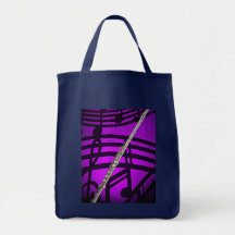 Flute Flautist Musician Shopping Bag