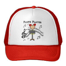 Flute Player T-shirts and Gifts Trucker Hat
