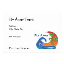 Fly Away Travel Business Cards