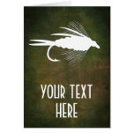 Fly Fishing Lure to Personalise Greeting Cards