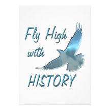 Fly High with History Custom Announcement
