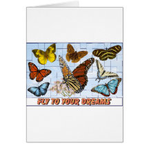Fly To Your Dreams Greeting Card