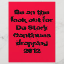 Flyer for Da Story Continues