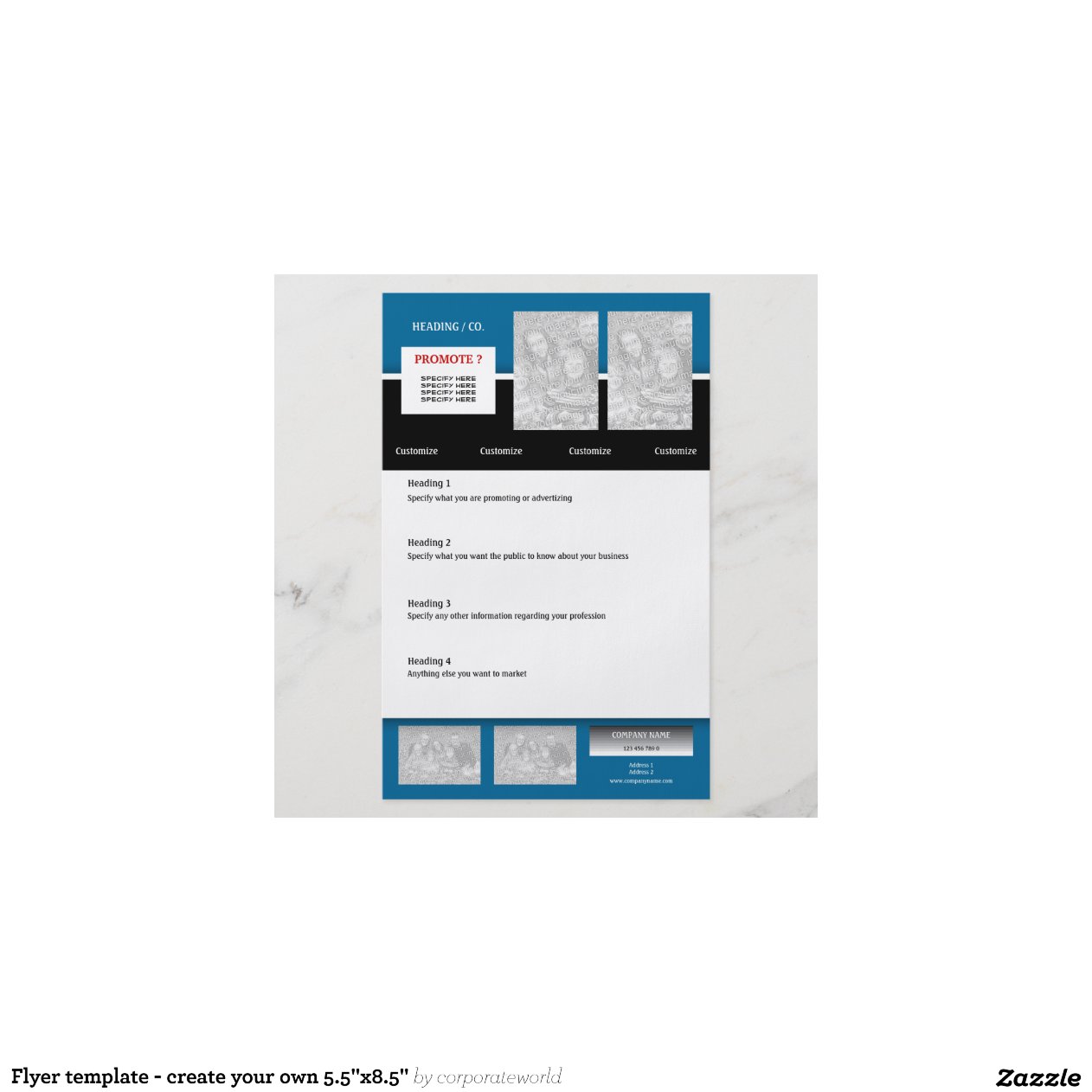 design your own leaflet