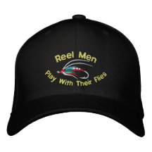 Flyfishing Embroidered Cap Embroidered Baseball Cap