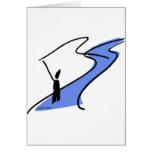 FlyFishing in the stream. Cards