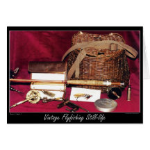 Flyfishing Still-life 04 Card