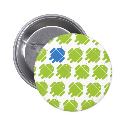 Flying Android Blue Pin