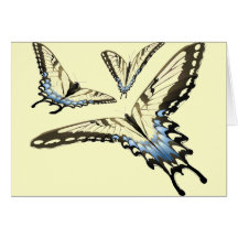 Flying Butterlies Greeting Cards