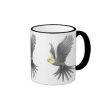 Flying Cockatiel Mug