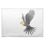Flying Cockatiel Parrot Placemat