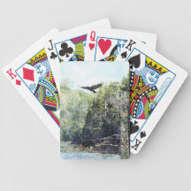 Flying Crow, Black Bear & Totem Pole Haida Art Card Decks