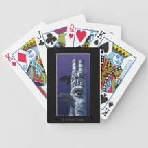 Flying Crow & Totem Pole Haida Pack Card Decks