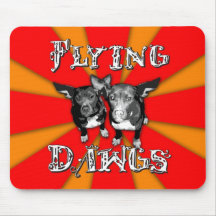 Flying Dawgs Main Logo Mouse Mat
