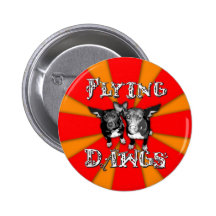 Flying Dawgs Main Logo Pinback Buttons