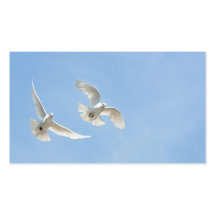 Flying doves business cards