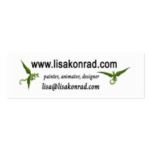 Flying dragons profile card business card template