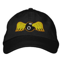 Flying Eye 8 Ball Embroidered Hat