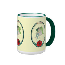 Flying fairies, with love mug